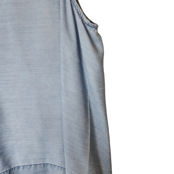 Sass & Bide top sleeveless blue denim size 10/12 - Picture 3 of 8